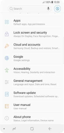 Press Software update. Press Software update.
