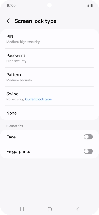 Press Fingerprints. Press Fingerprints.