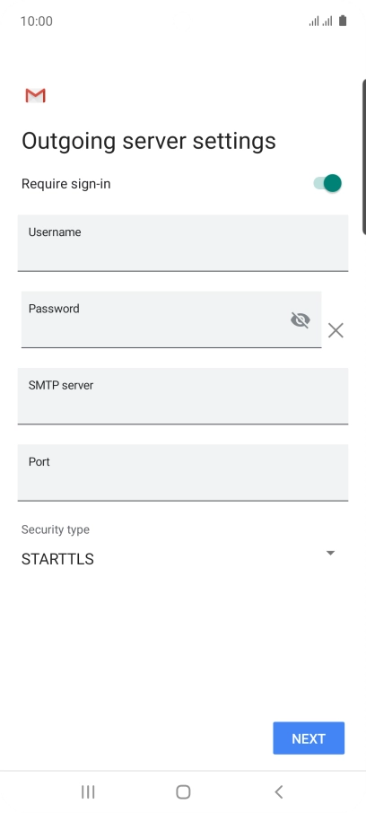 Press the indicator next to Press the indicator next to