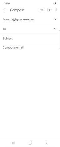 Press To and key in the first letters of the recipient's name. Press To and key in the first letters of the recipient's name.