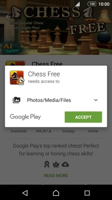 Press ACCEPT. Press ACCEPT.