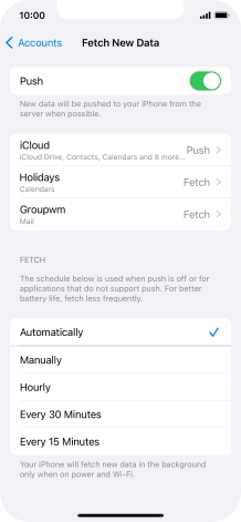Press the indicator next to Press the indicator next to