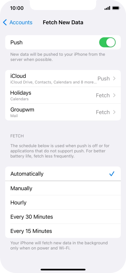 Press the indicator next to Press the indicator next to