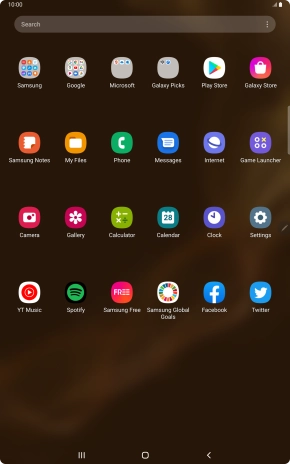 Press Samsung. Press Samsung.