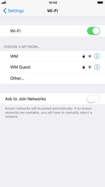 Press the required Wi-Fi network and key in the password for the Wi-Fi network. Press the required Wi-Fi network and key in the password for the Wi-Fi network.