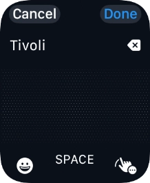 Press the input icon. Press the input icon.