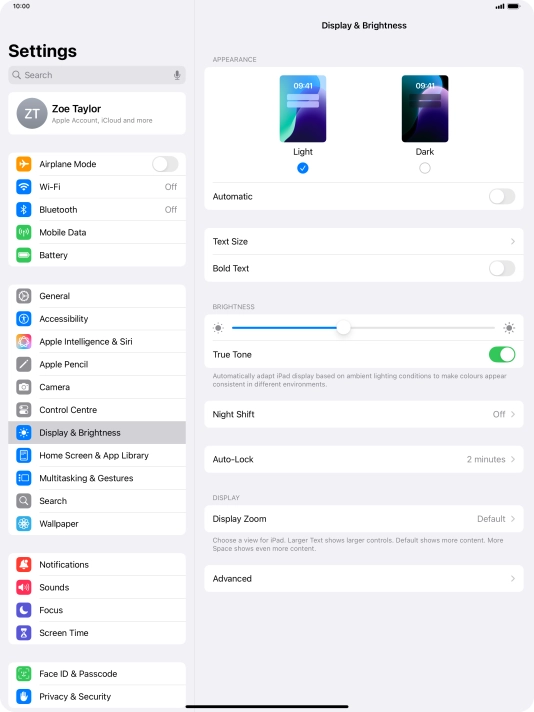 Press Dark. Press Dark.