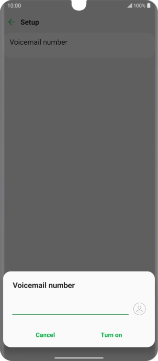 Key in +61414121121 and press Turn on. Key in +61414121121 and press Turn on.