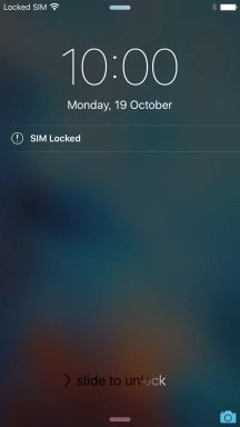 Slide your finger right on the screen. Slide your finger right on the screen.