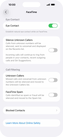 Press the indicator next to Press the indicator next to