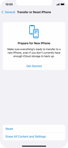 Press Reset. Press Reset.