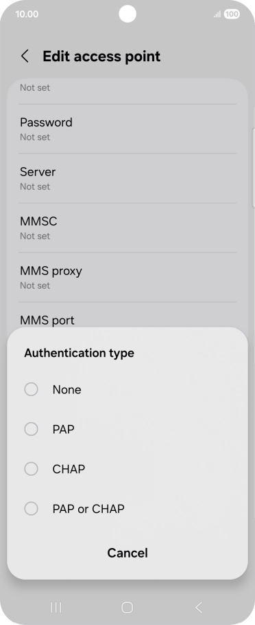 Press PAP. Press PAP.