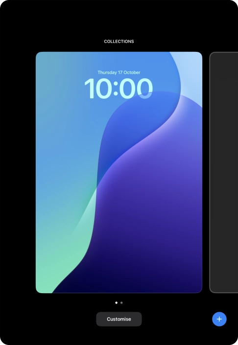 Press the add icon. Press the add icon.