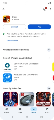 Press the Home key to return to the home screen. Press the Home key to return to the home screen.
