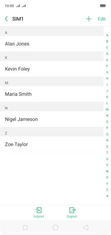 Press Export. Press Export.