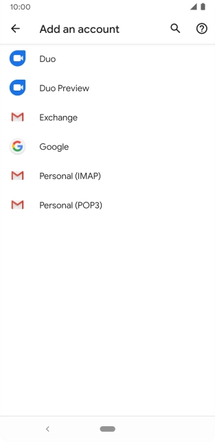 Press Google. Press Google.