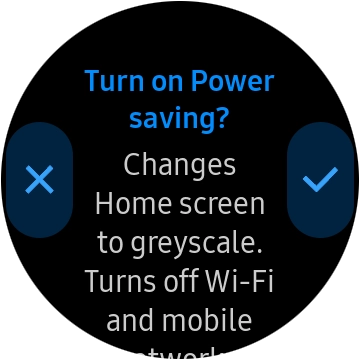 Press the confirm icon. Press the confirm icon.