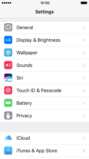 Press iTunes & App Stores. Press iTunes & App Stores.