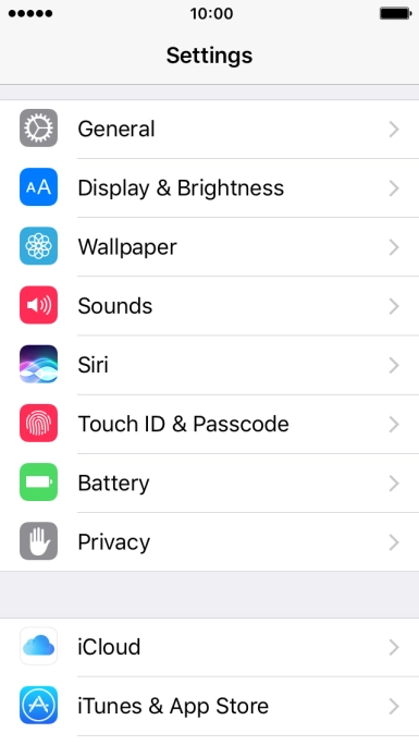 Press iTunes & App Stores. Press iTunes & App Stores.