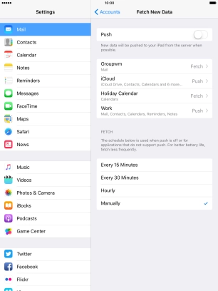 If you turn off the function, press the required setting. If you turn off the function, press the required setting.