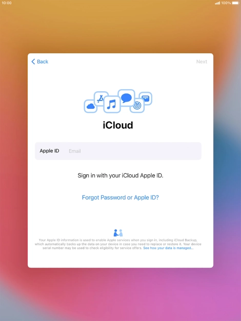 Press the field next to Press the field next to