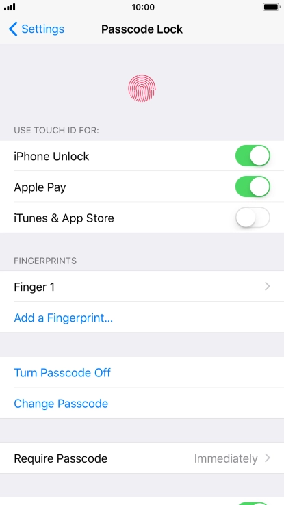 Press the indicator next to Press the indicator next to
