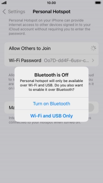 If Wi-Fi is turned on, press Wi-Fi and USB Only. If Wi-Fi is turned on, press Wi-Fi and USB Only.