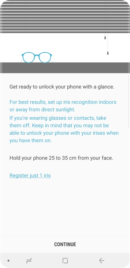 Press CONTINUE. Press CONTINUE.