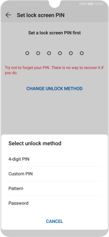 Press the required phone lock code and follow the instructions on the screen to create an additional phone lock code. Press the required phone lock code and follow the instructions on the screen to create an additional phone lock code.