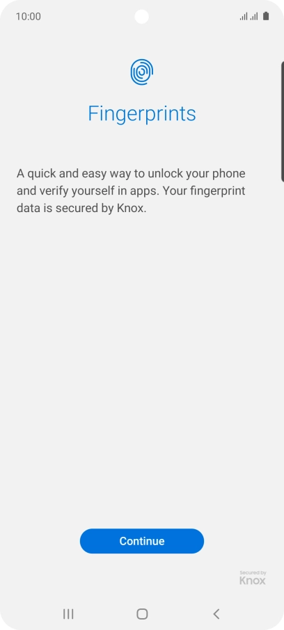 Press Continue. Press Continue.