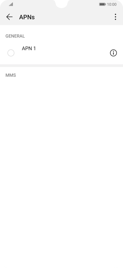 Press the menu icon. Press the menu icon.