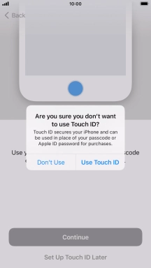 If you turn off the function, press Don't Use. If you turn off the function, press Don't Use.