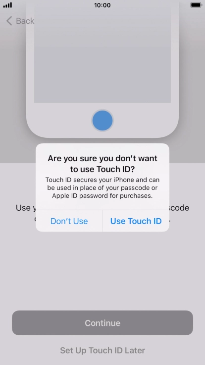 If you turn off the function, press Don't Use. If you turn off the function, press Don't Use.