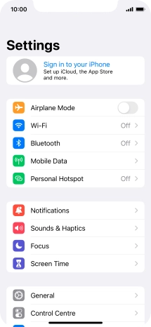 Press Sign in to your iPhone. Press Sign in to your iPhone.