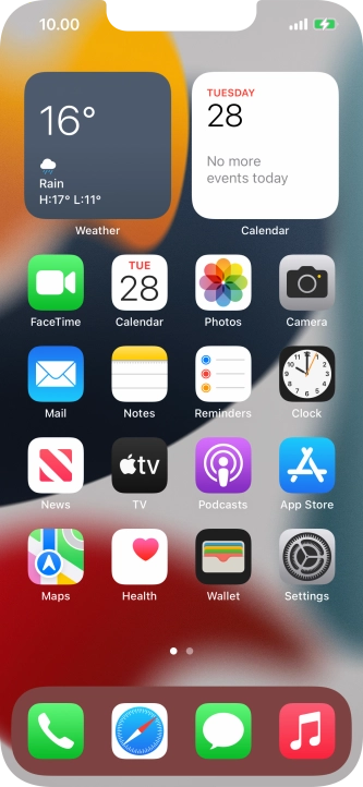 When the battery charging icon is displayed, the battery is charging. When the battery charging icon is displayed, the battery is charging.