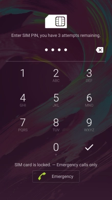 If you're asked to key in your PIN, do so and press the confirm icon. If you're asked to key in your PIN, do so and press the confirm icon.