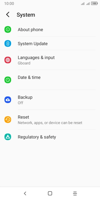 Press Reset. Press Reset.
