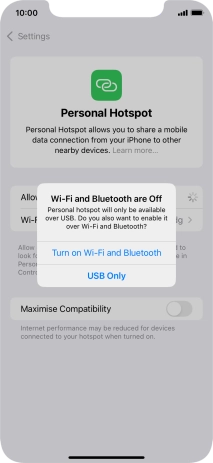If Wi-Fi is turned off, press Turn on Wi-Fi and Bluetooth. If Wi-Fi is turned off, press Turn on Wi-Fi and Bluetooth.