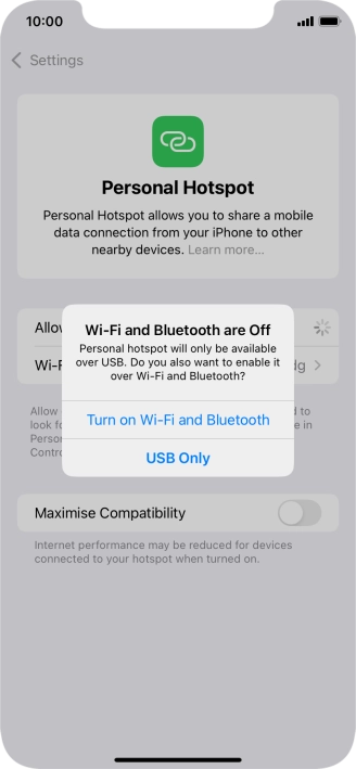If Wi-Fi is turned off, press Turn on Wi-Fi and Bluetooth. If Wi-Fi is turned off, press Turn on Wi-Fi and Bluetooth.