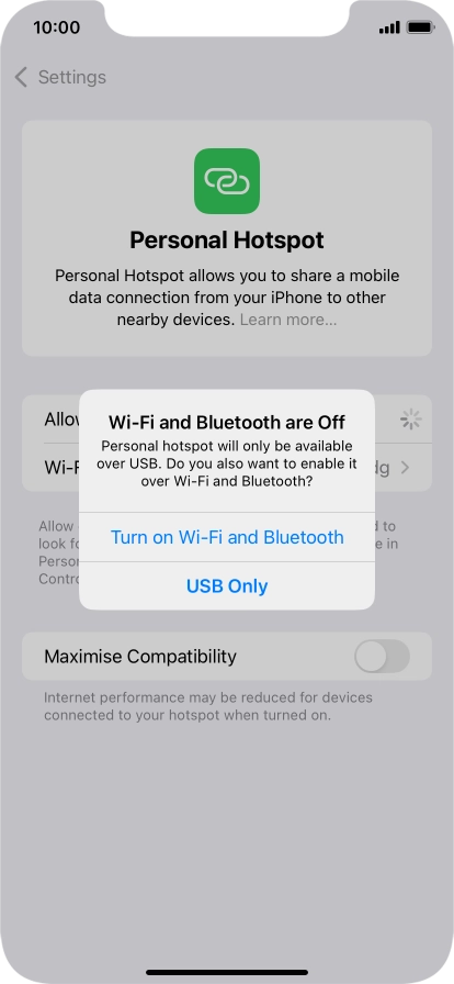 If Wi-Fi is turned off, press Turn on Wi-Fi and Bluetooth. If Wi-Fi is turned off, press Turn on Wi-Fi and Bluetooth.
