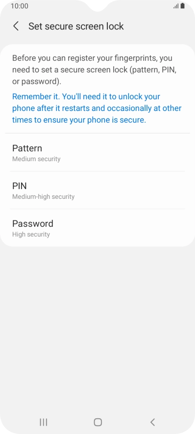 Press the required phone lock code and follow the instructions on the screen to create an additional phone lock code. Press the required phone lock code and follow the instructions on the screen to create an additional phone lock code.