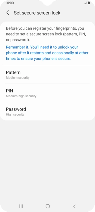 Press the required phone lock code and follow the instructions on the screen to create an additional phone lock code. Press the required phone lock code and follow the instructions on the screen to create an additional phone lock code.