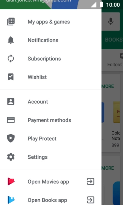 Press My apps & games. Press My apps & games.