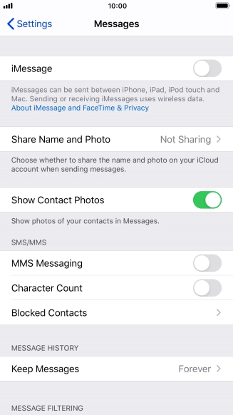 Press the indicator next to Press the indicator next to