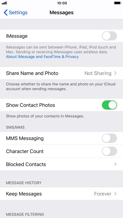Press the indicator next to Press the indicator next to