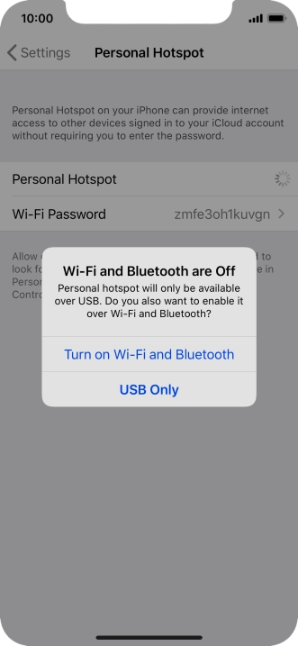 If Wi-Fi is turned off, press Turn on Wi-Fi and Bluetooth. If Wi-Fi is turned off, press Turn on Wi-Fi and Bluetooth.