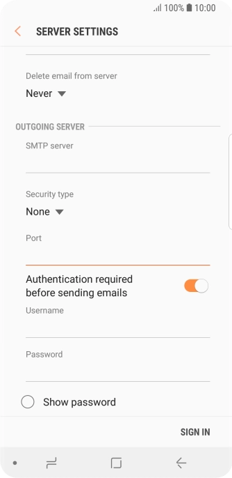 Press the field below Press the field below