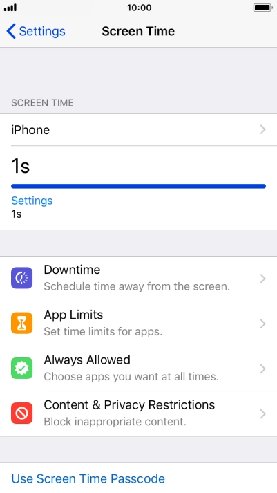 Press the time below Press the time below