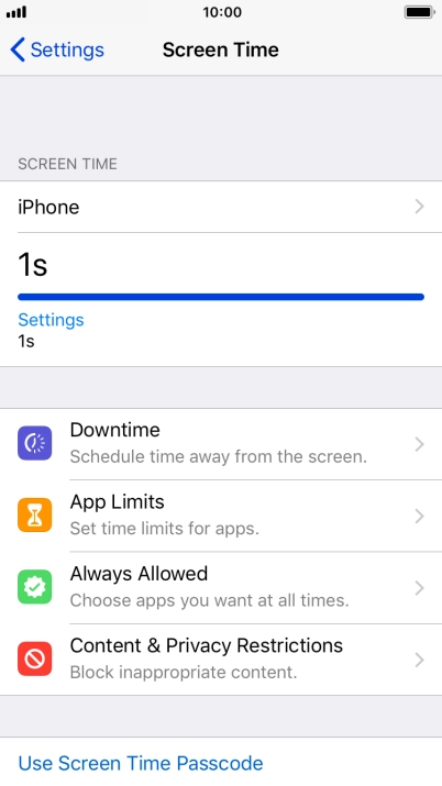 Press the time below Press the time below