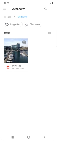 Press the required file. Press the required file.